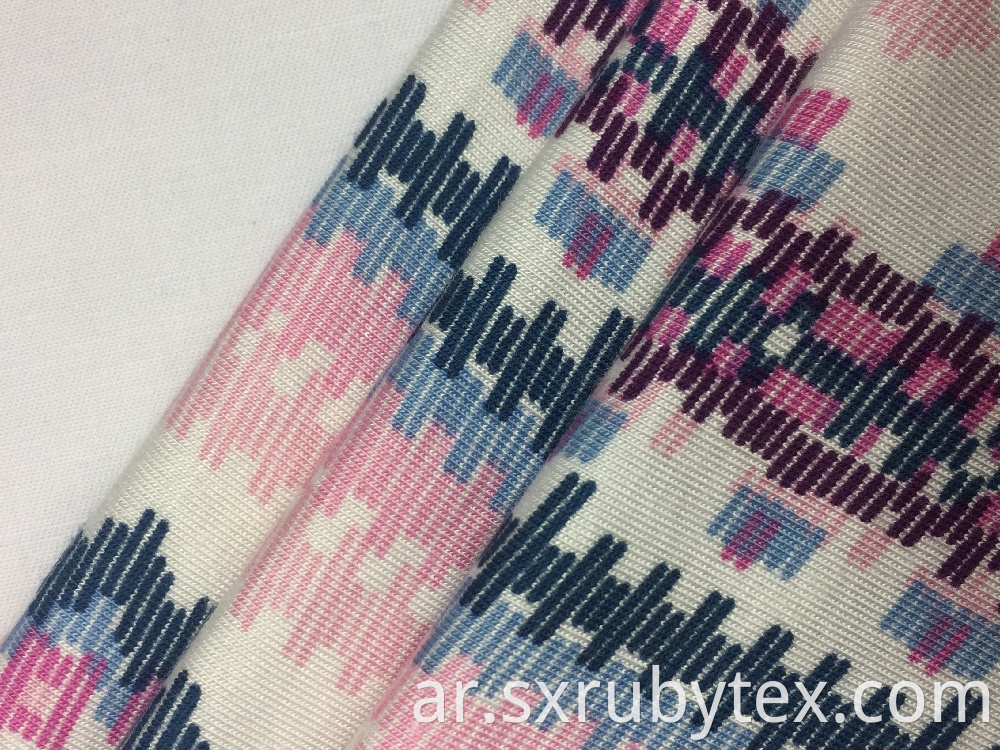 Rayon Spandex Single Jersey Print Fabric